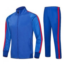 Outdoors Sports Suit Mens Breathable Casual Stitching Color Outfits Running Training Sportswears