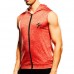 Mens Fashion Zip Up Fitness Running Hooded Vest Casual Quick Drying GYM Sports Hoodies Tank Tops