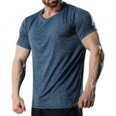 Quick-drying Sports T-Shirts Men's Thin Stretch Breathable Casual O-Neck Running Training Tops