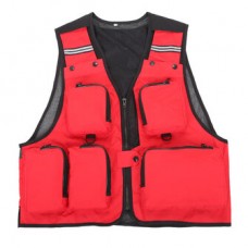 Mens Outdooors Sport Fishing Vest Quick Drying Multi Pocket Photography Vest 8 Colors