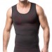 Mens Slimming Undershirt Vest Breathable Euramerican Style Corset Abdomen Underwaist