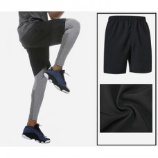 Men's Casual Sports Shorts Black Speed Dry Loose Training Running Shorts