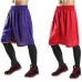 Summer Basketball Running Speed Dry Shorts Men's Double-Way Breathable Loose Beach Shorts