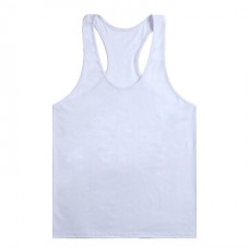 Men's Musculation Elastic Vest Bodybuilding Clothing Solid Tank Tops Plain Cotton Undershirt