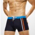 Hit Color Drawstring Quickly Dry Beach Shorts Boxers Trunks For Men