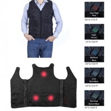 Outdoor Men Winter Cycling Vest Rechargeable Heated Body Breathable Warm Jacket