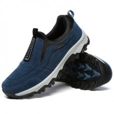 Men Soft Slip On Comfortable Wear Resistance Outsole Outdoor Hiking Casual Sneakers Shoes