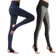 Women Sports Fitness Yoga Pants Knitting Slim Leggings Foot Tights M-3XXL Elastic Trousers